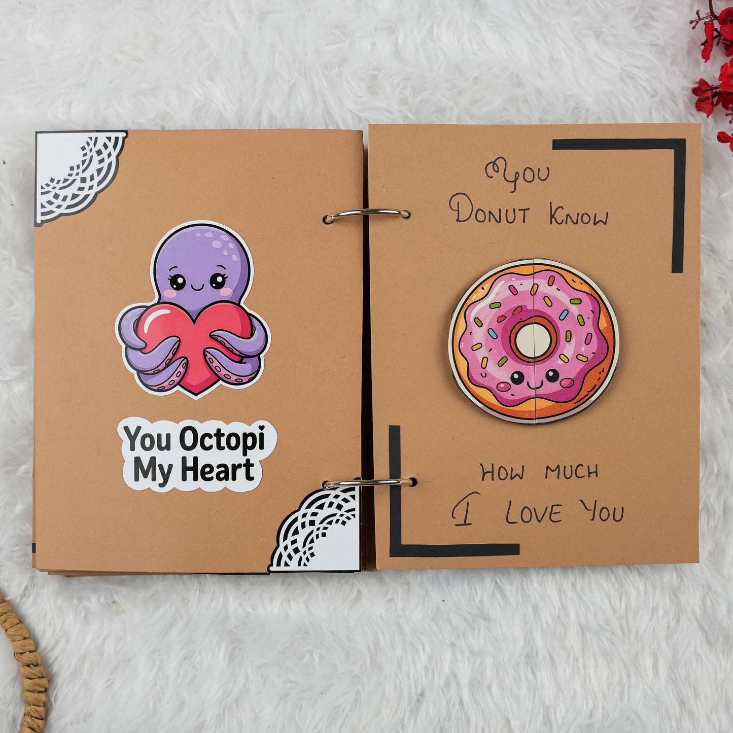 Handcrafted Personalised Anniversary Album