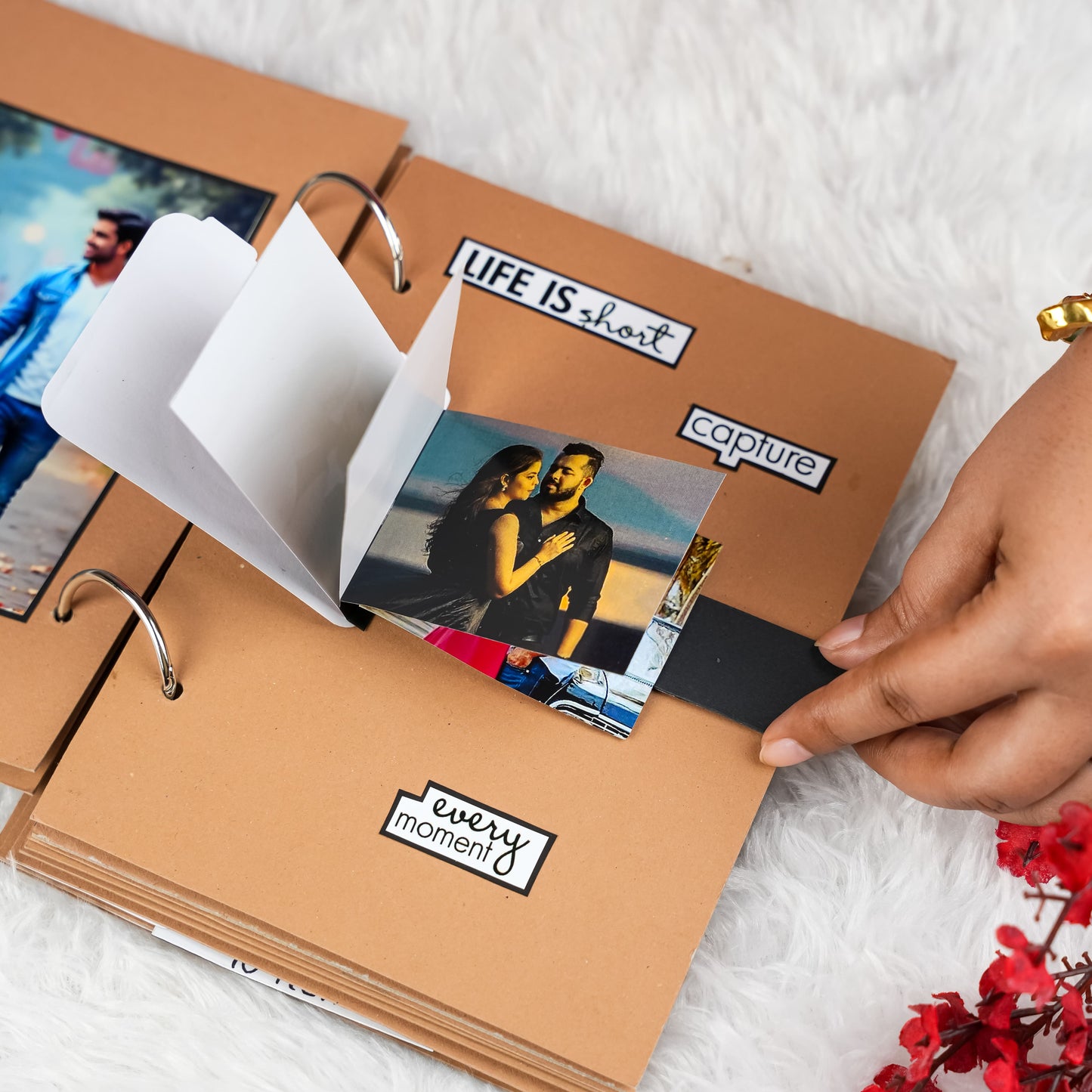 Handcrafted Personalised Anniversary Album