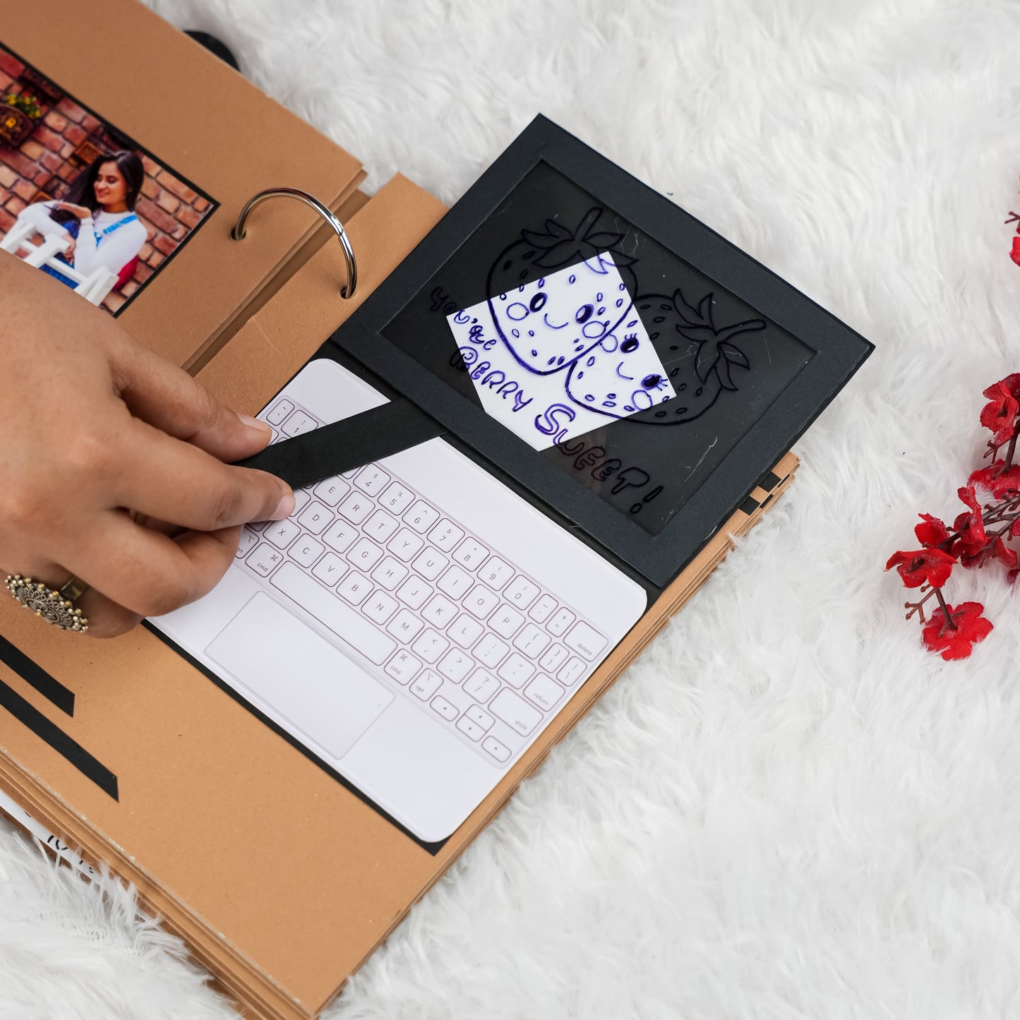 Handcrafted Personalised Anniversary Album
