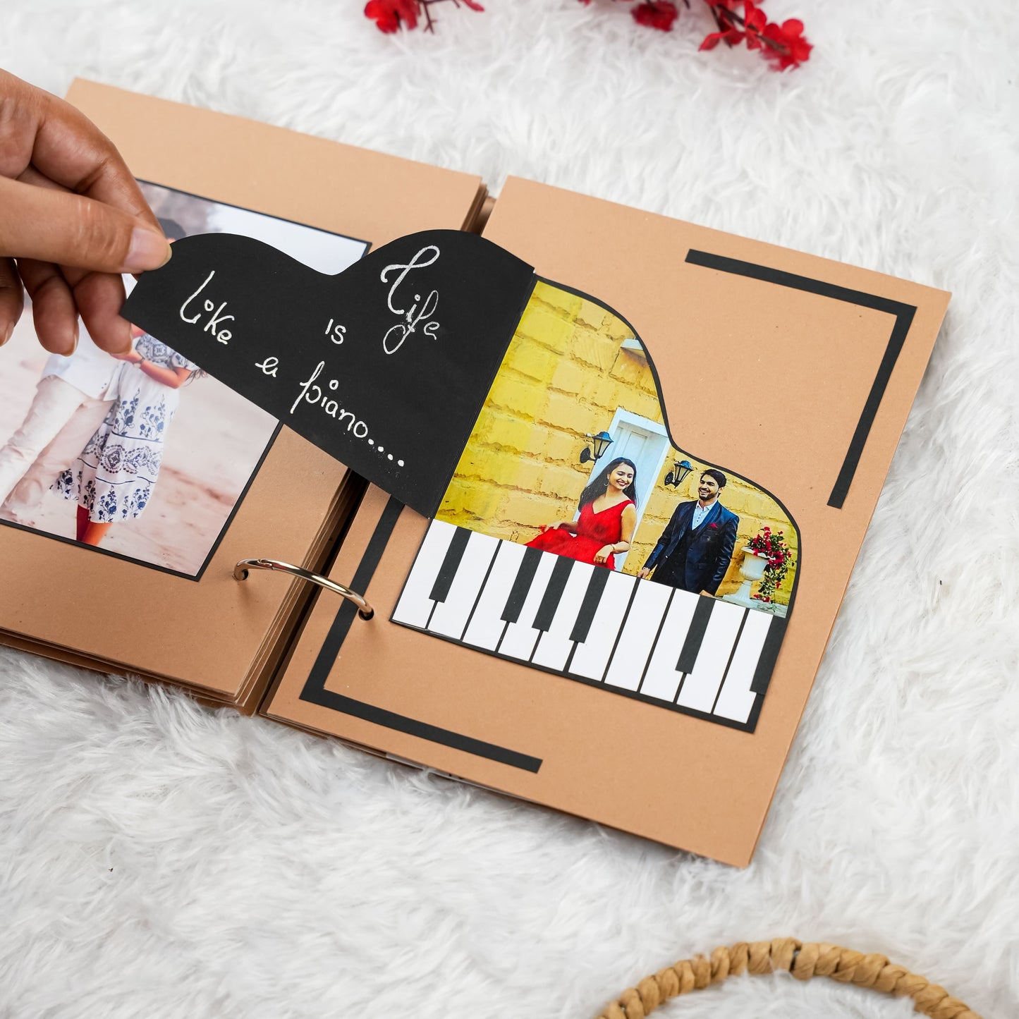 Handcrafted Personalised Anniversary Album