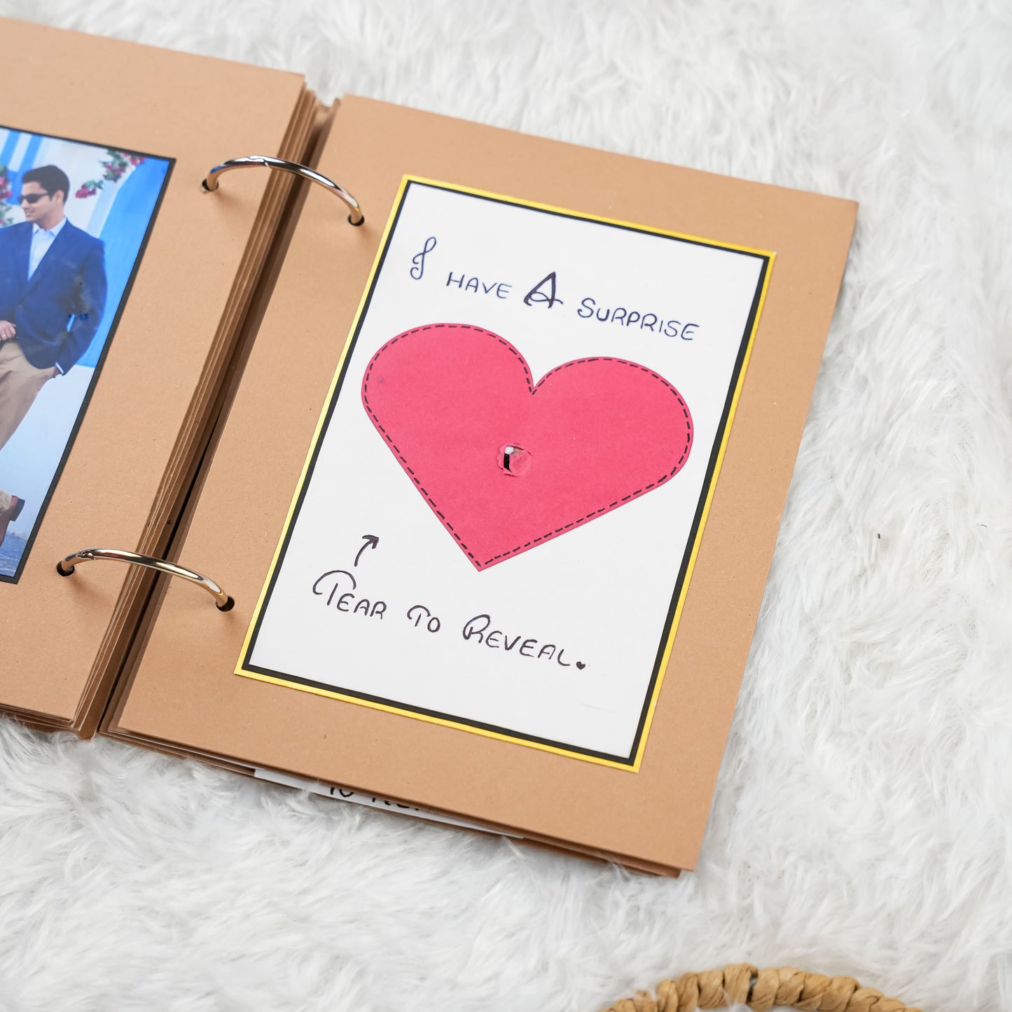 Handcrafted Personalised Anniversary Album