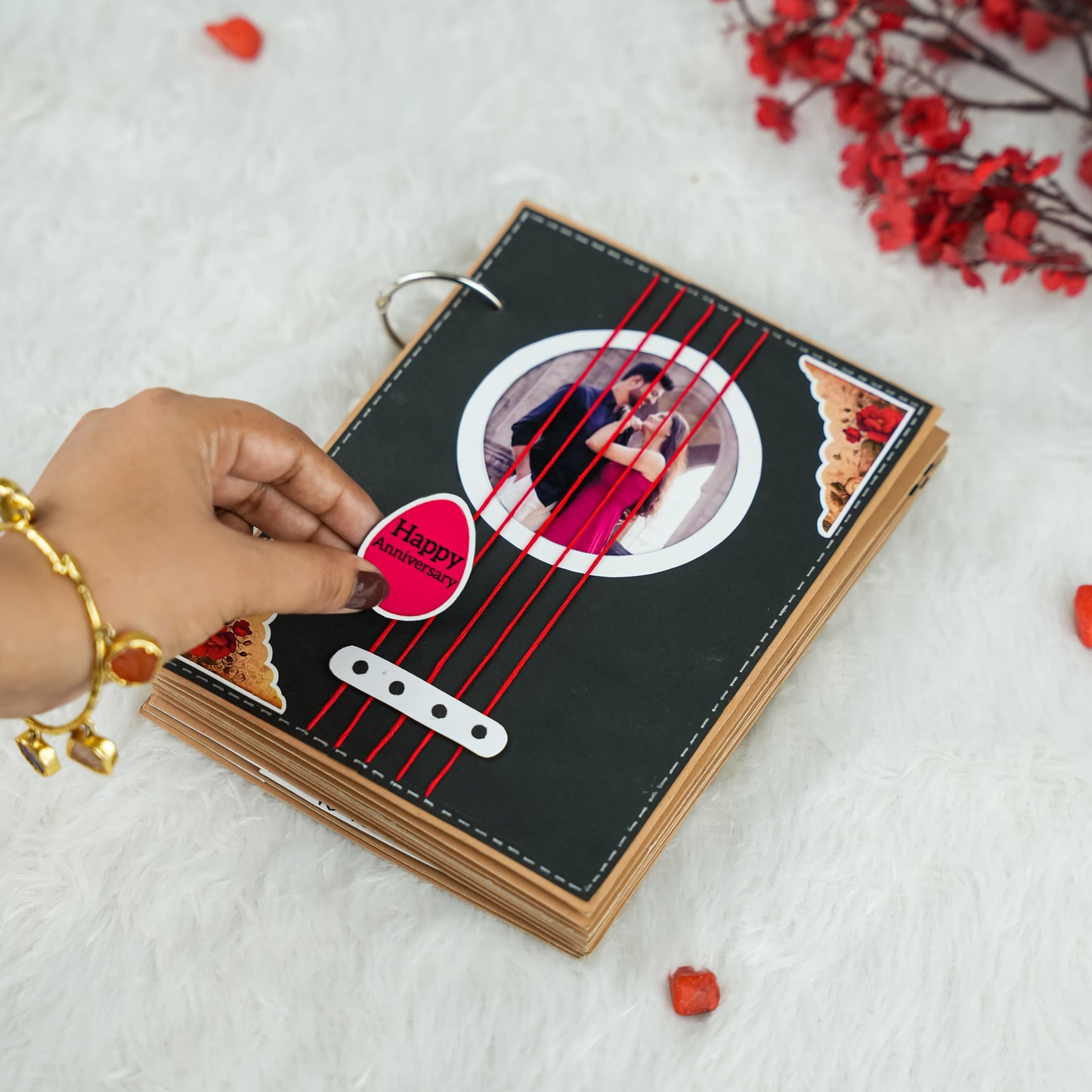 Handcrafted Personalised Anniversary Album