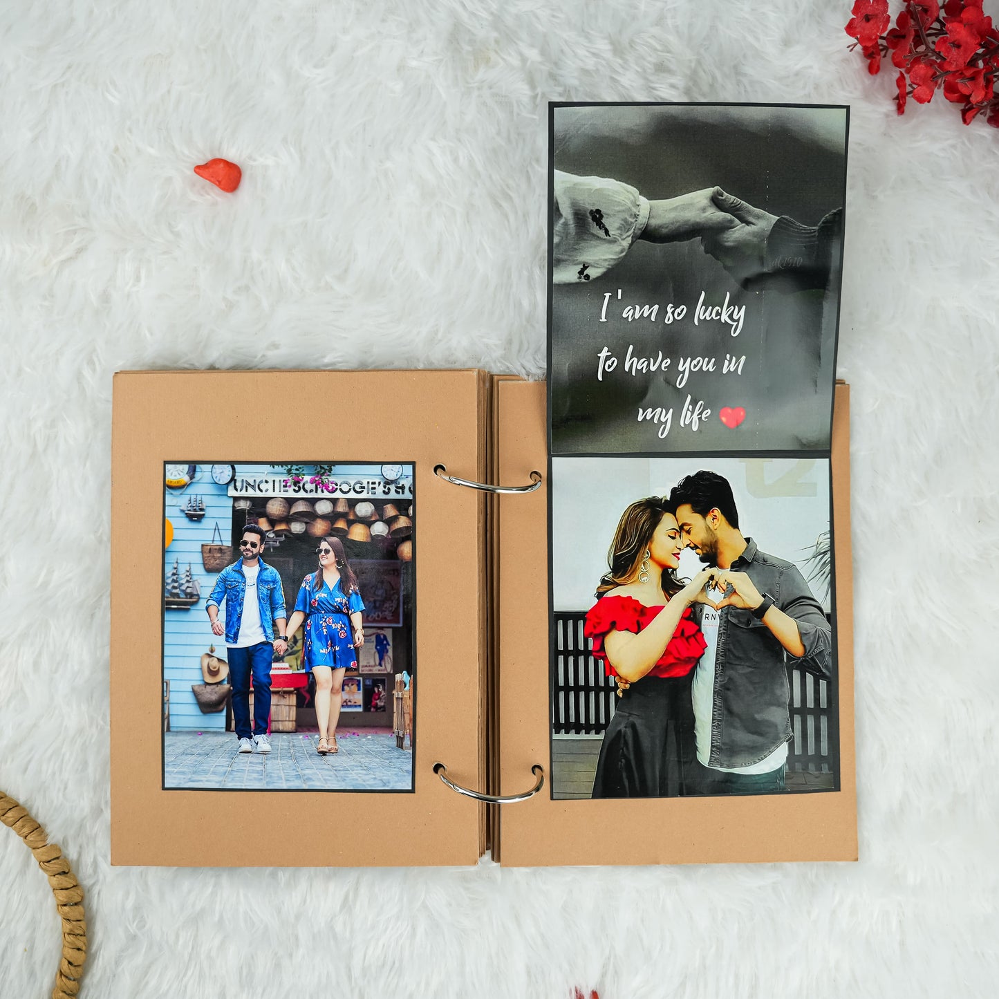 Handcrafted Personalised Anniversary Album
