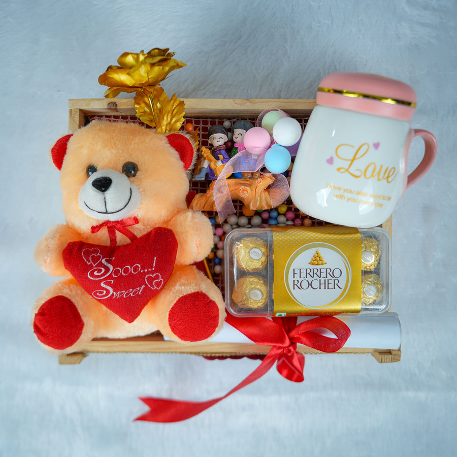 7 Days Of Valentine Gift Basket