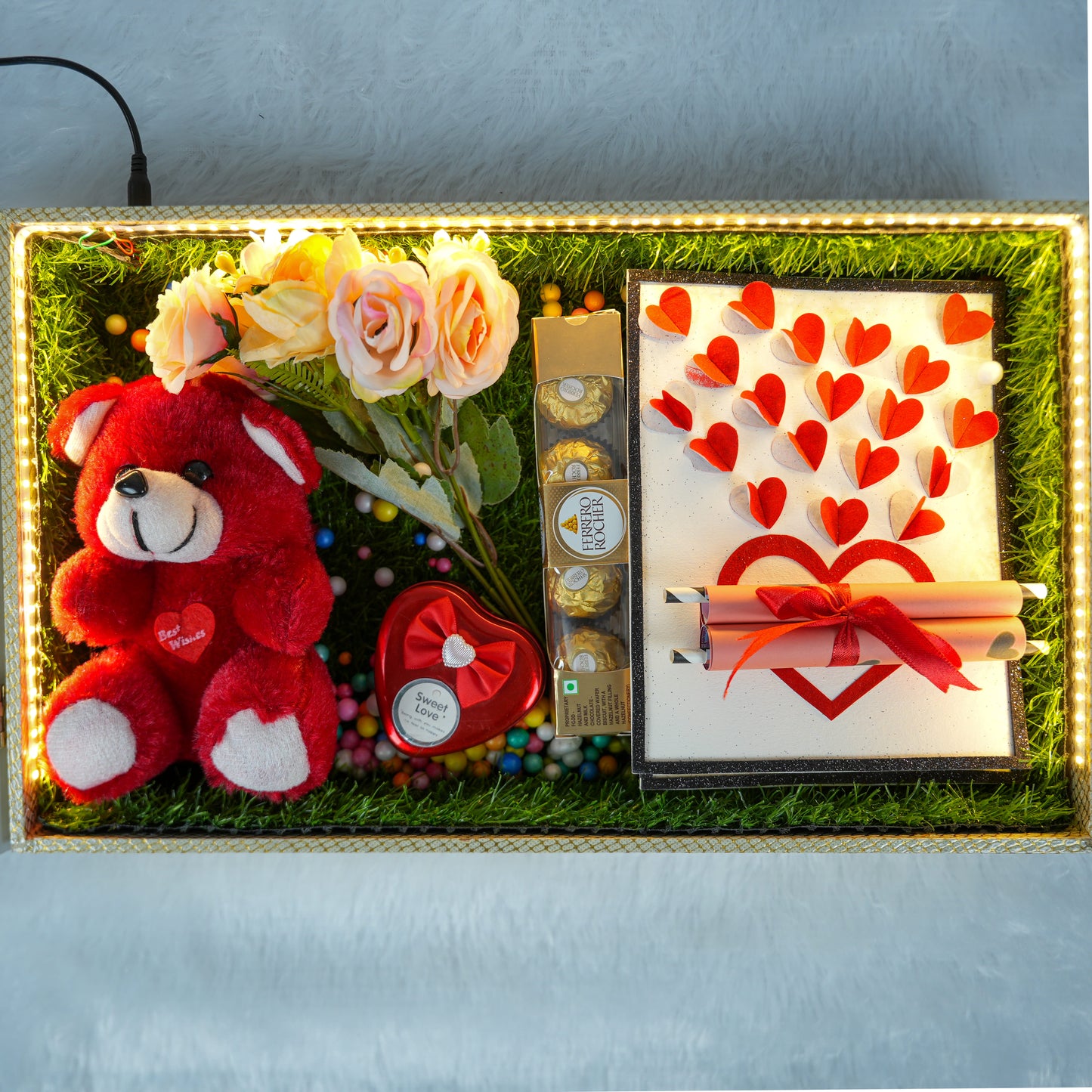 7 Days of Valentines LED Love Hamper