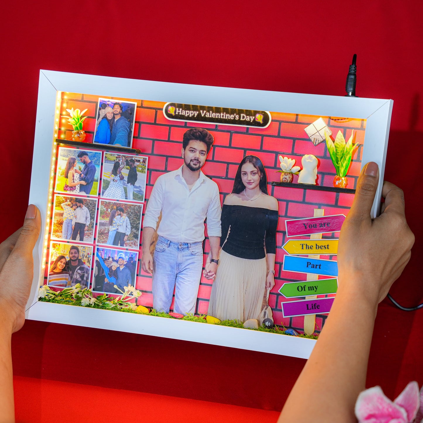 Happy Valentines Day Miniature Frame