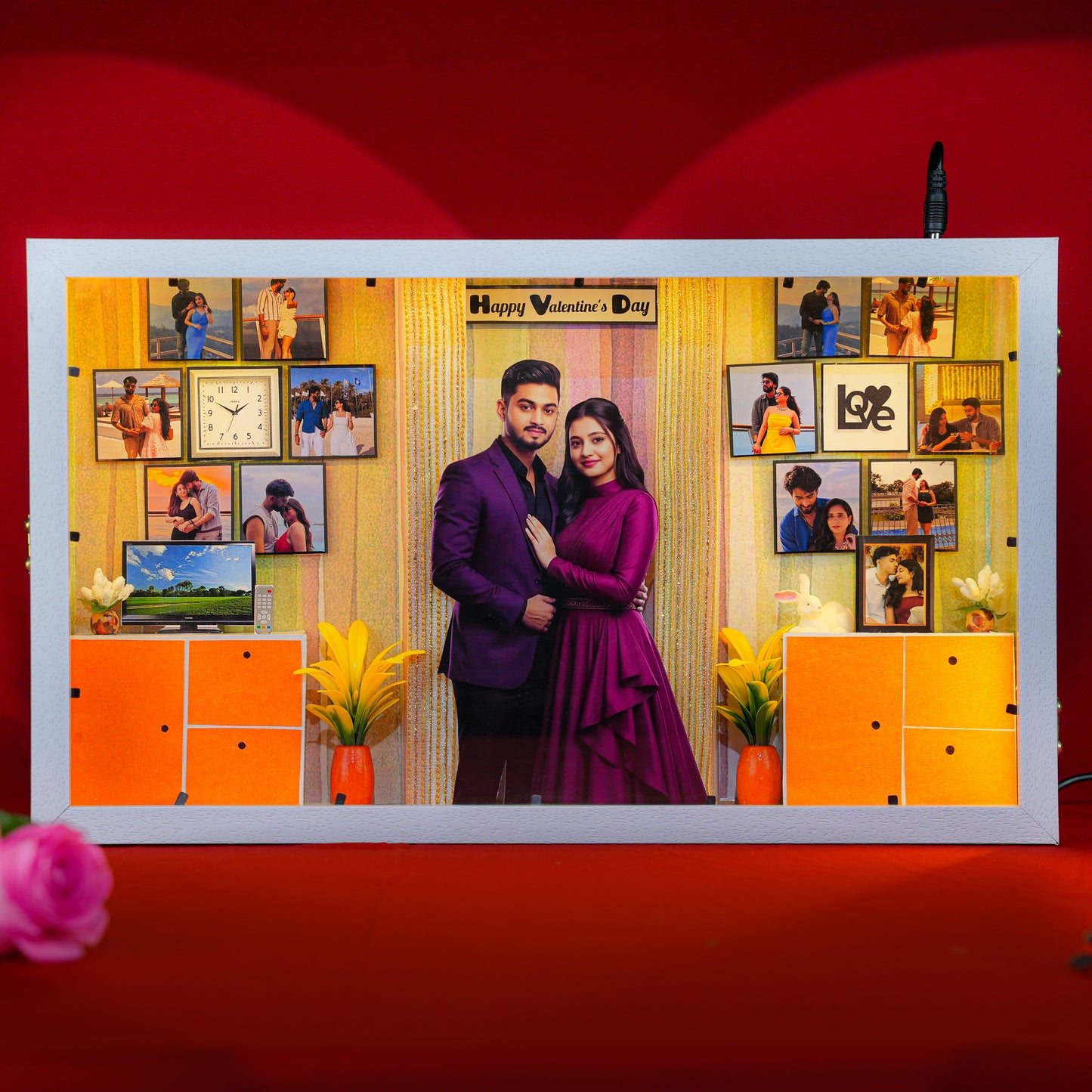 Stunning 3D Miniature Frame For Valentines Day