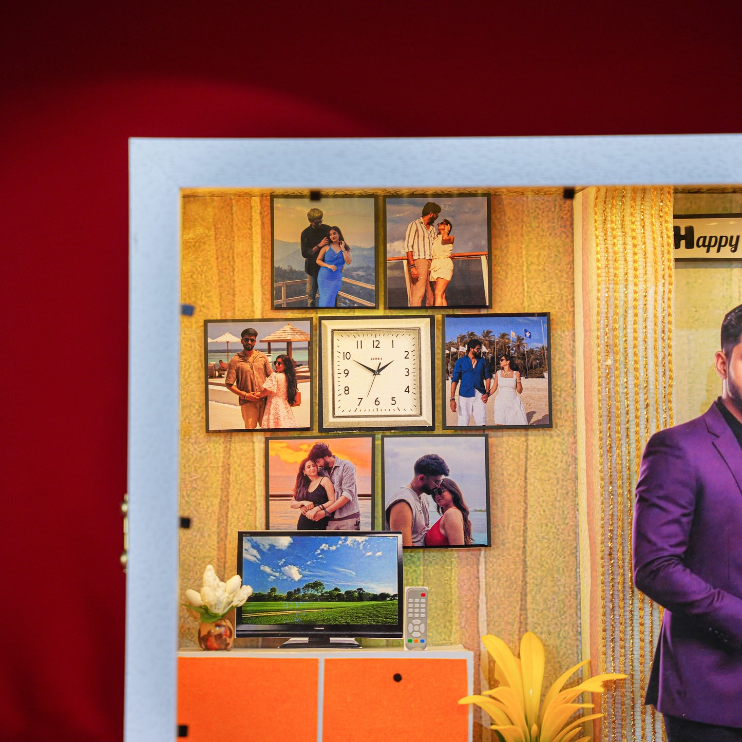 Stunning 3D Miniature Frame For Valentines Day