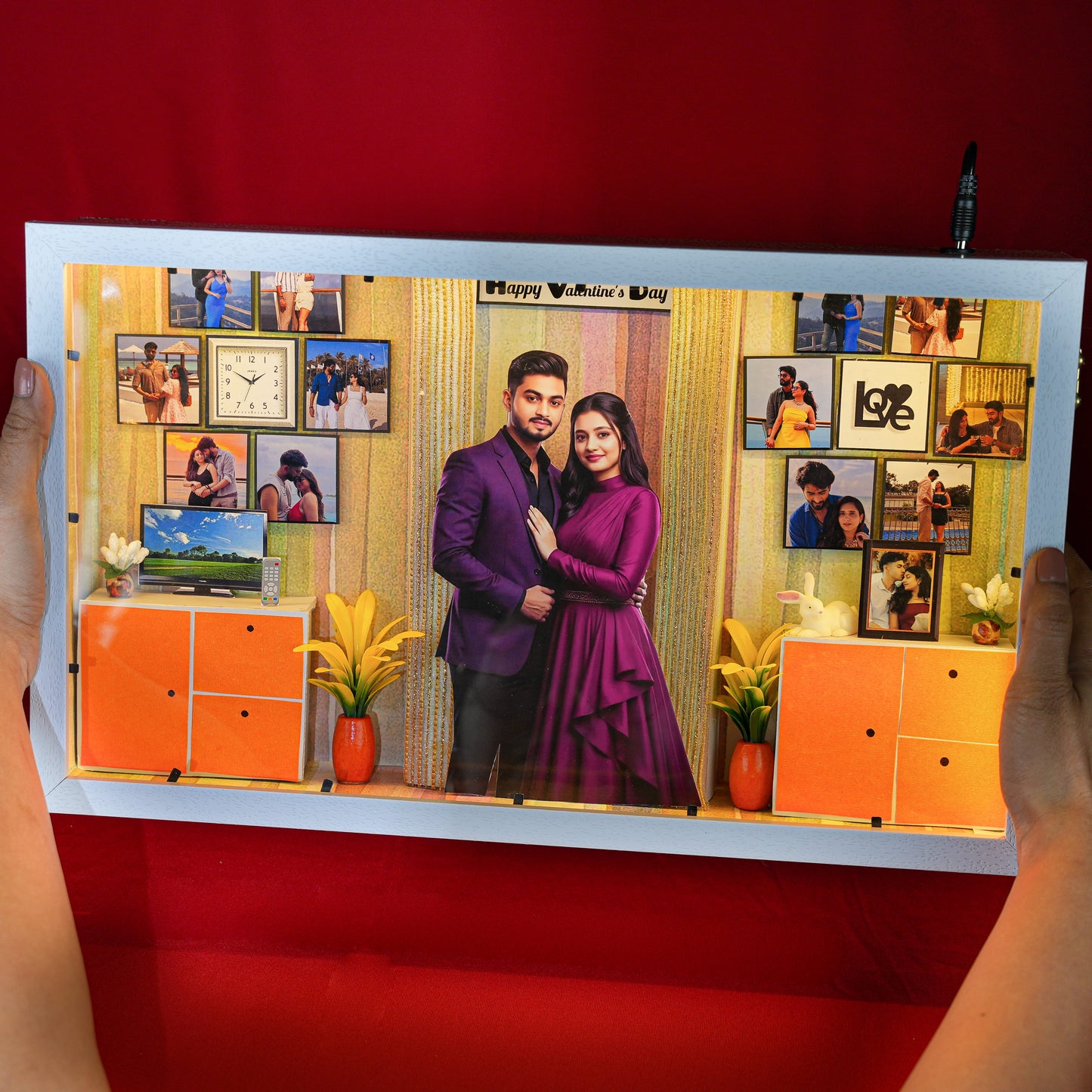 Stunning 3D Miniature Frame For Valentines Day