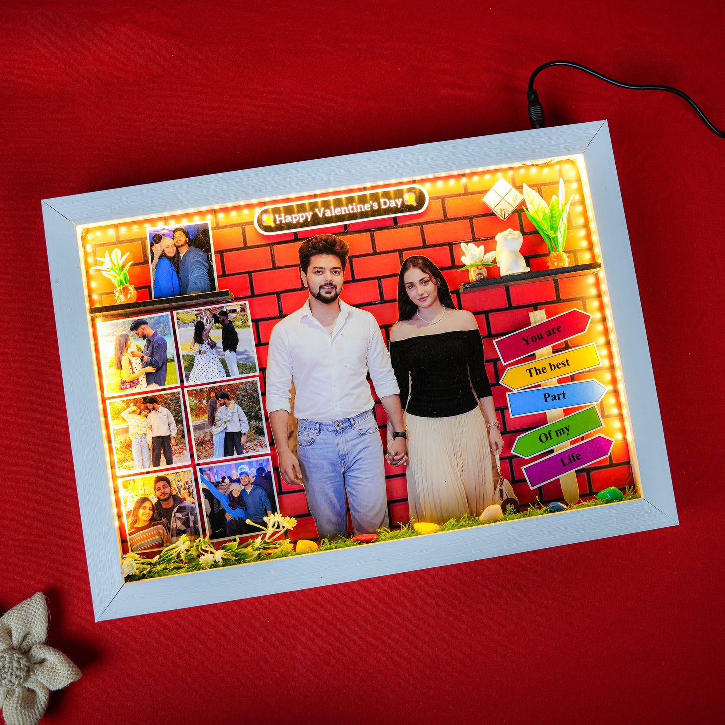 Happy Valentines Day Miniature Frame