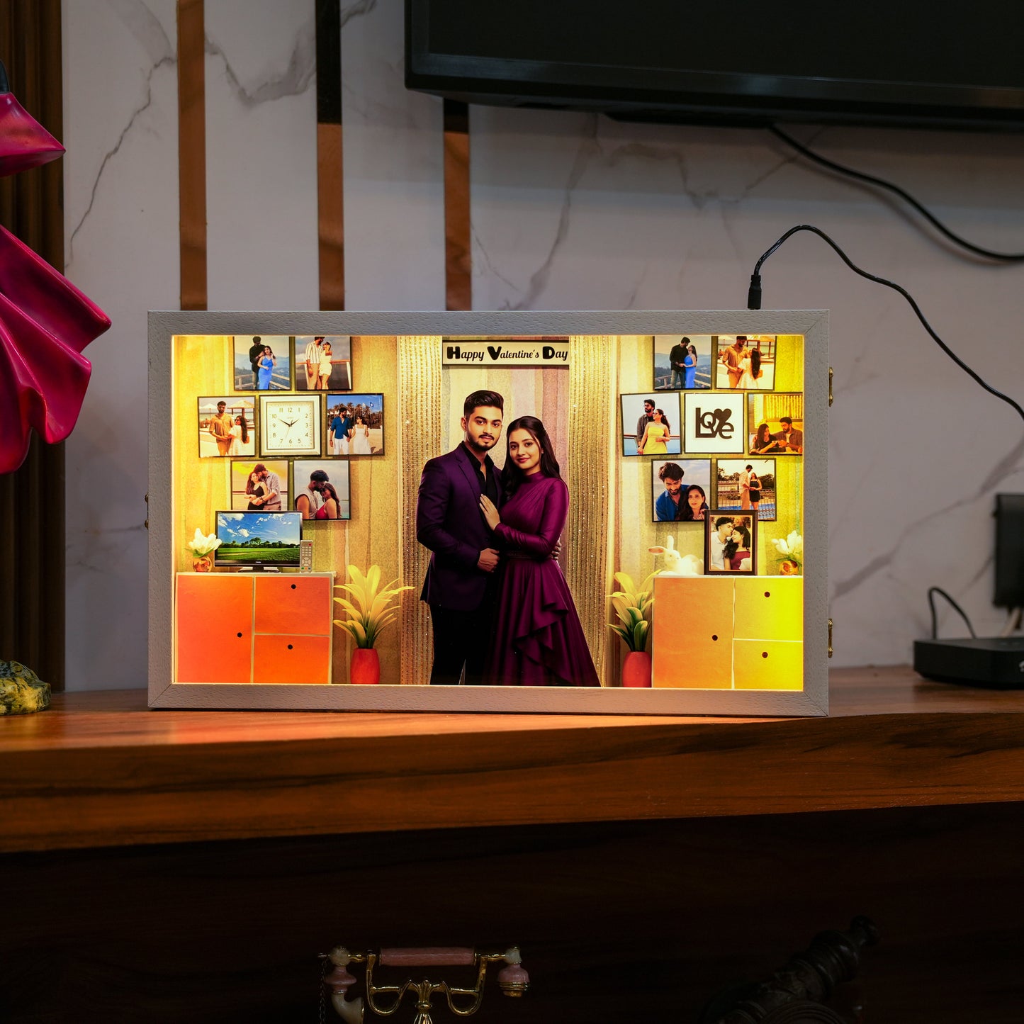 Stunning 3D Miniature Frame For Valentines Day