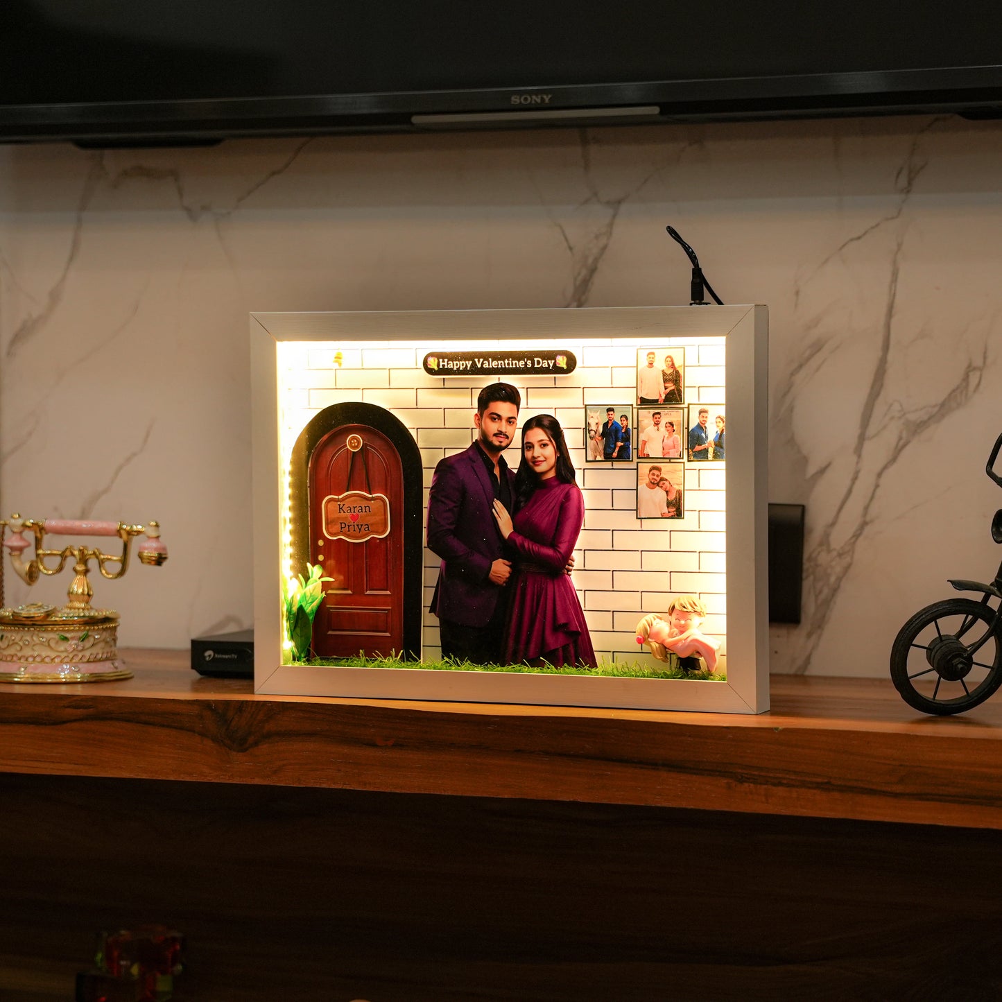 Beautiful Valentine Miniature Frame