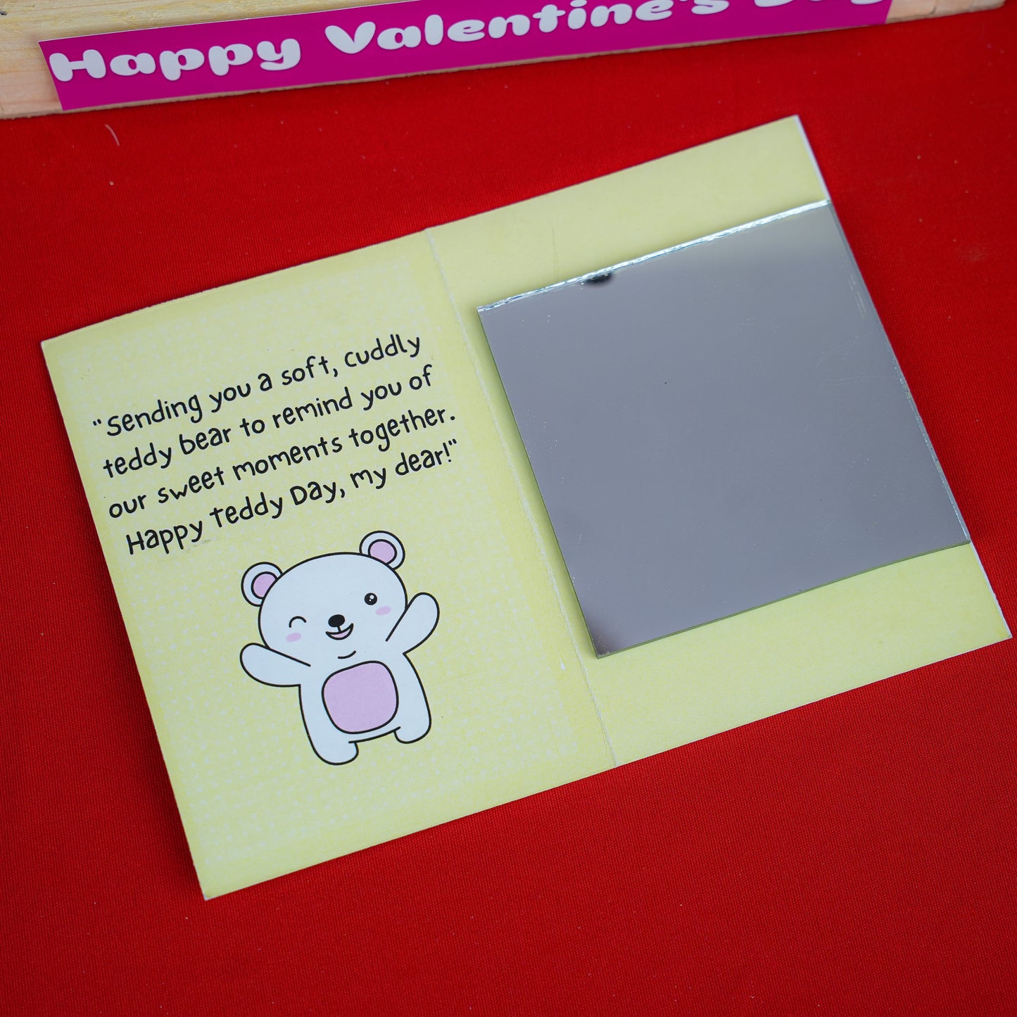 Valentine Wooden Hamper For Love