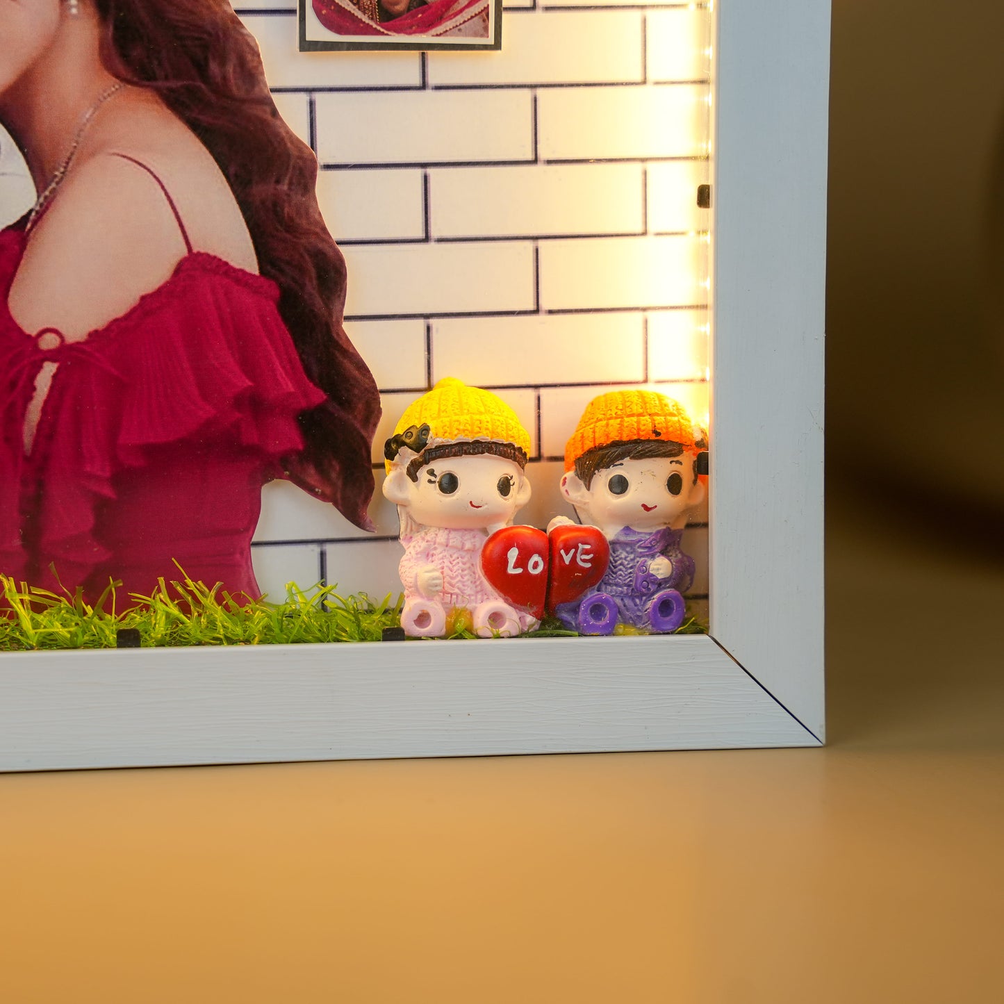 Happy Married Life LED Miniature Frame