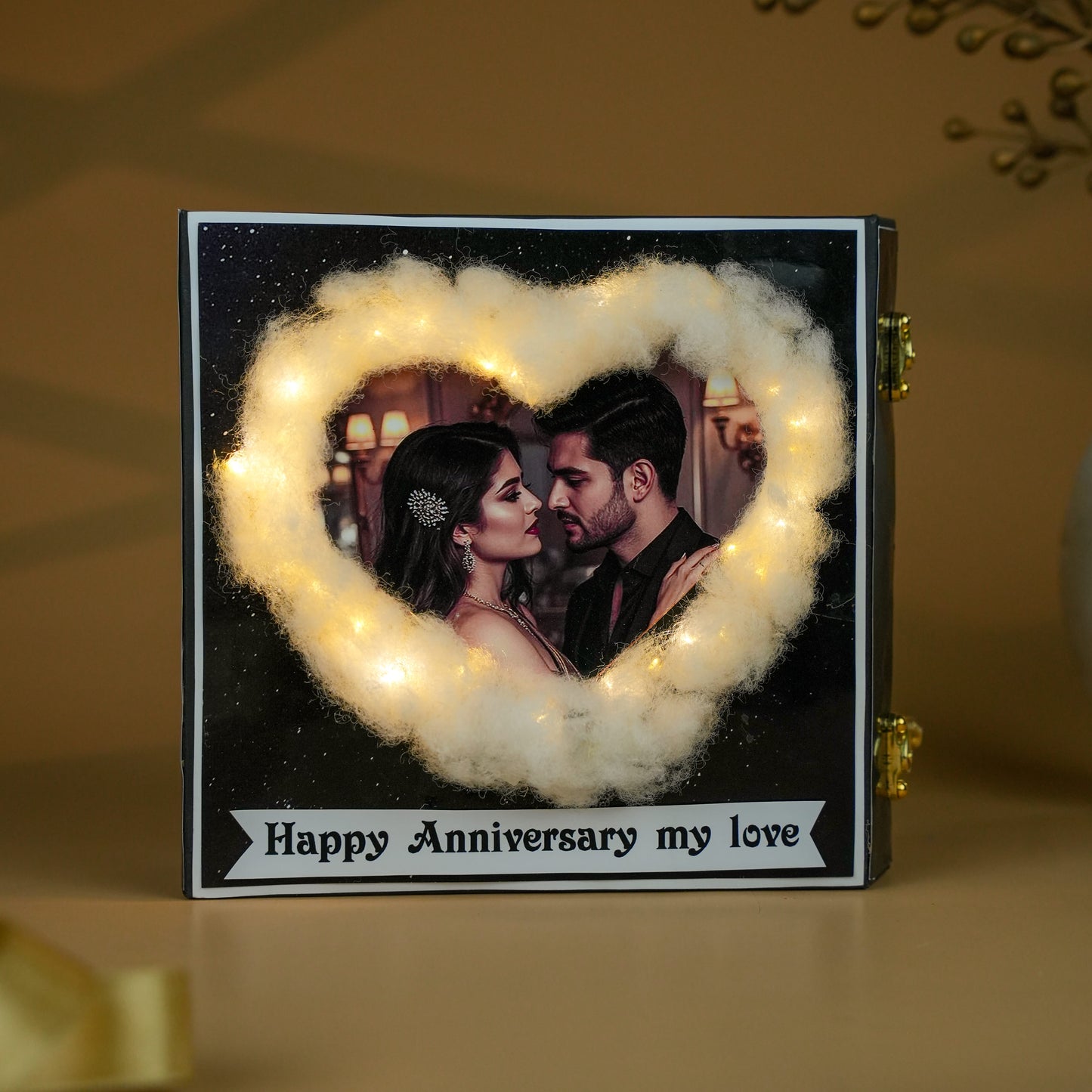 Personalised Romantic LED Photo Album