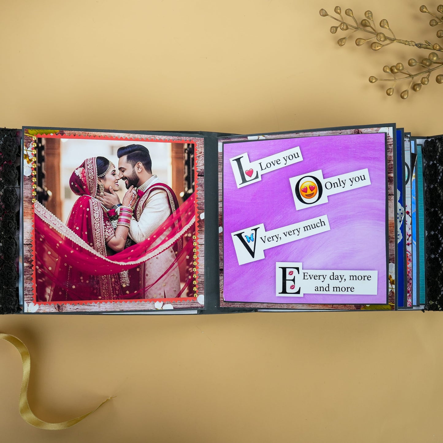 Personalised Birthday LED Photo Album