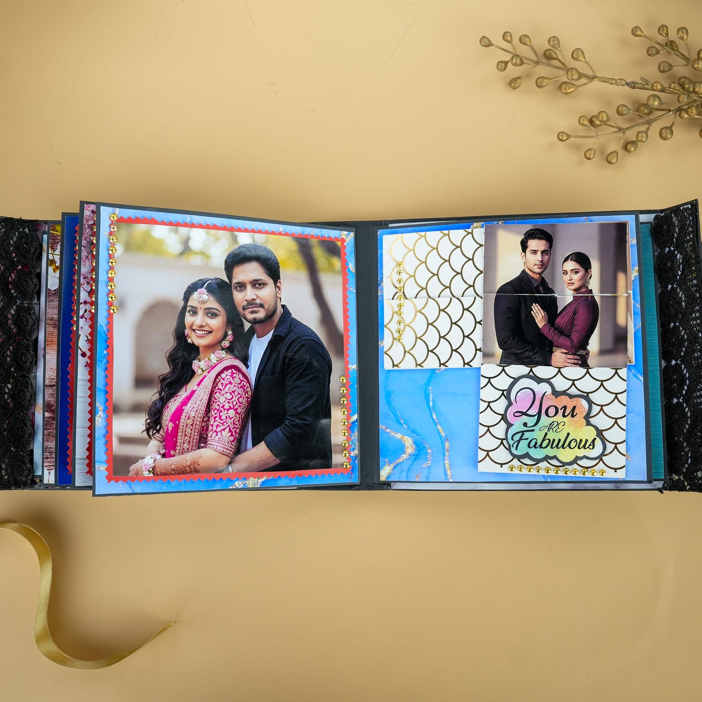 Personalised Birthday LED Photo Album