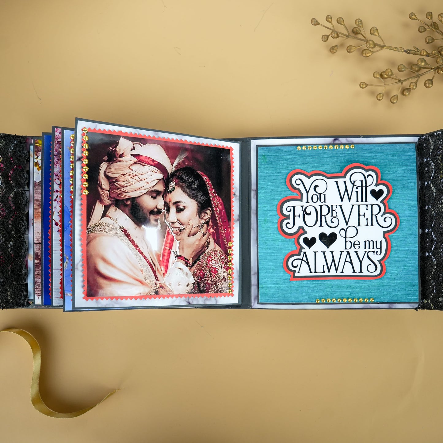 Personalised Birthday LED Photo Album