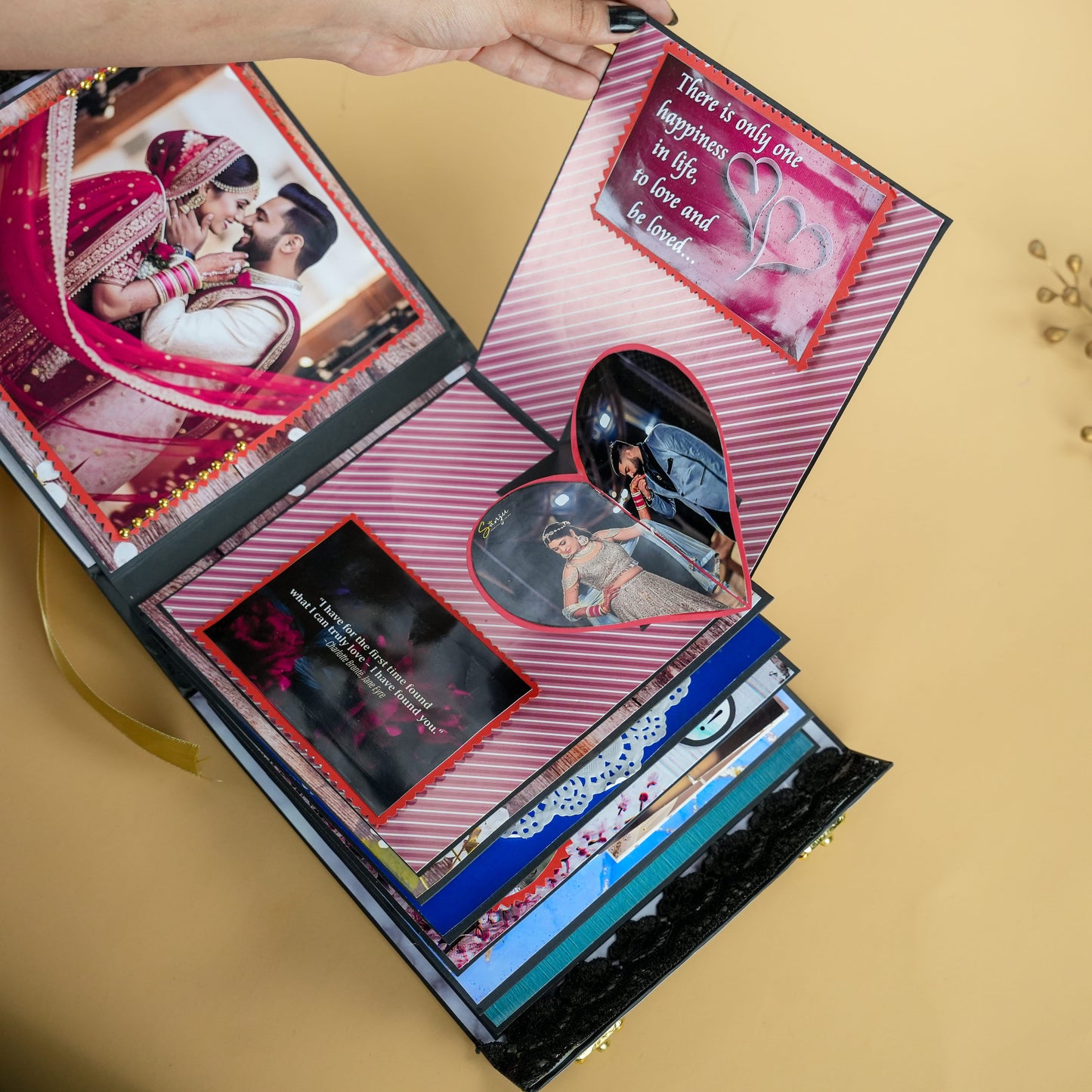 Personalised Romantic LED Photo Album