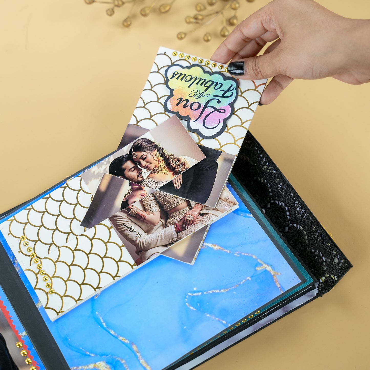 Personalised Birthday LED Photo Album