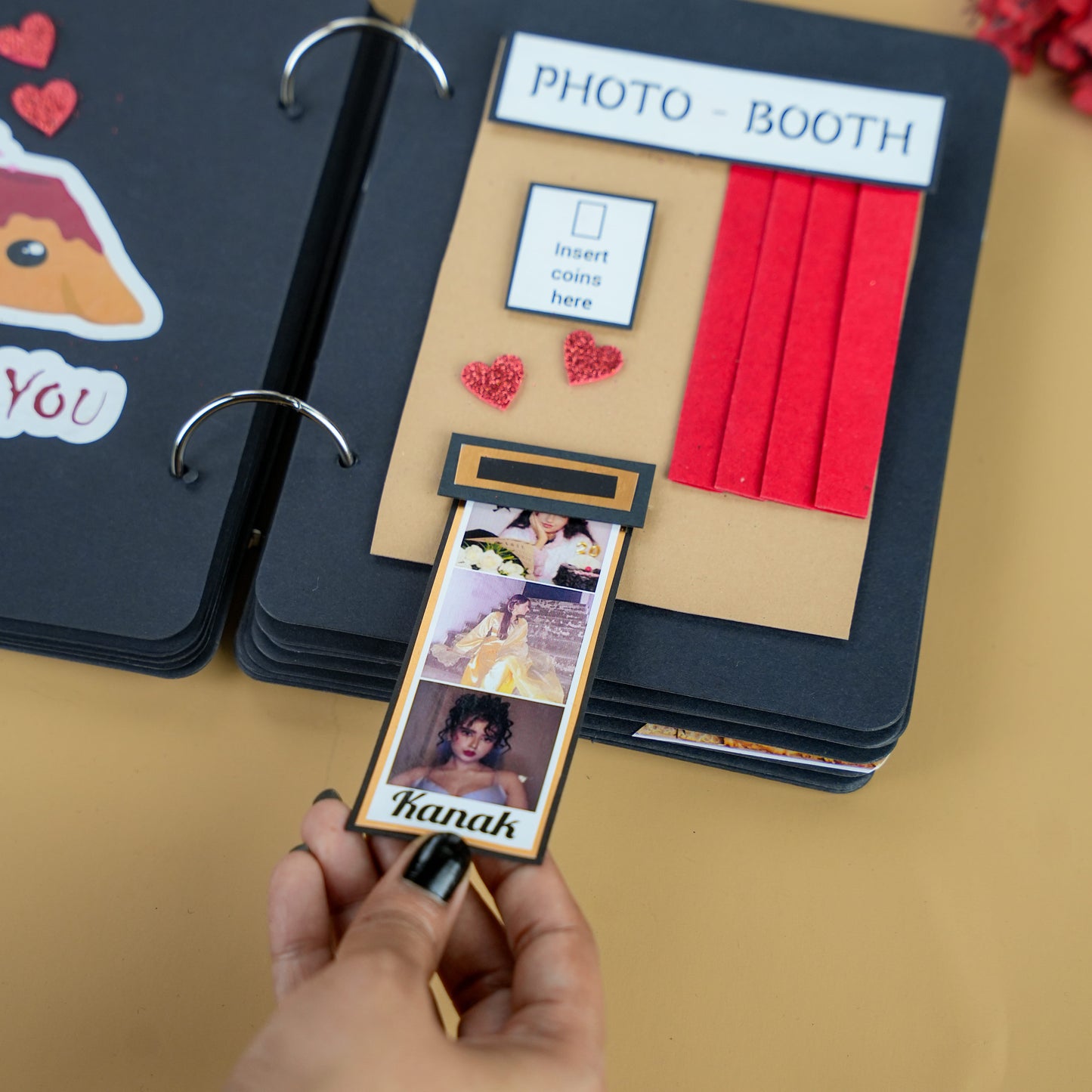 Happy Birthday “Hot Stuff” Handmade Photo Album