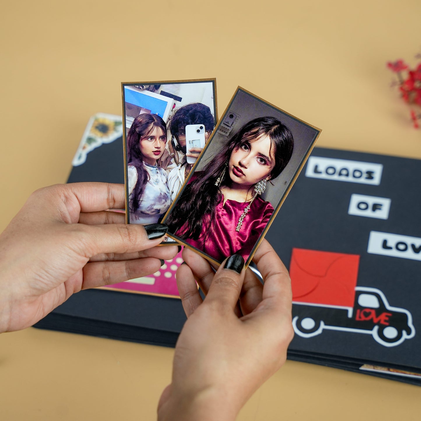Happy Birthday “Hot Stuff” Handmade Photo Album