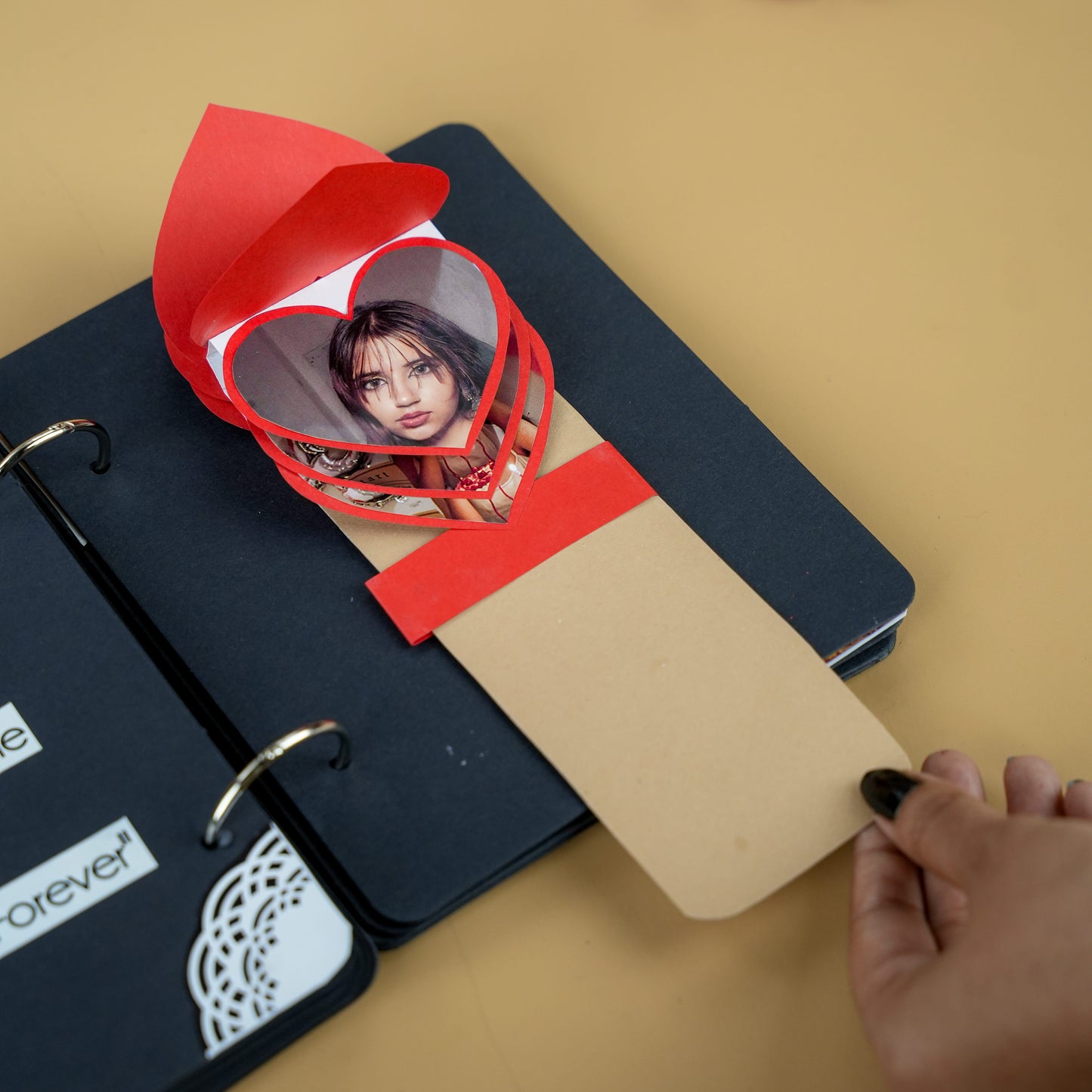 Happy Birthday “Hot Stuff” Handmade Photo Album