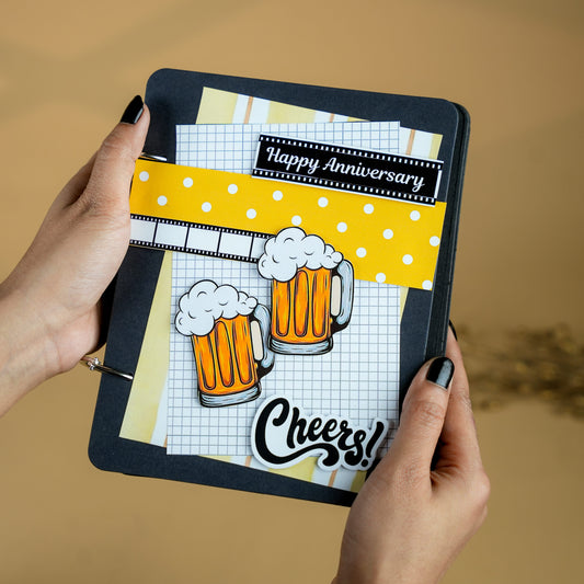 Cheers to Your Love – Personalised Anniversary Scrapbook
