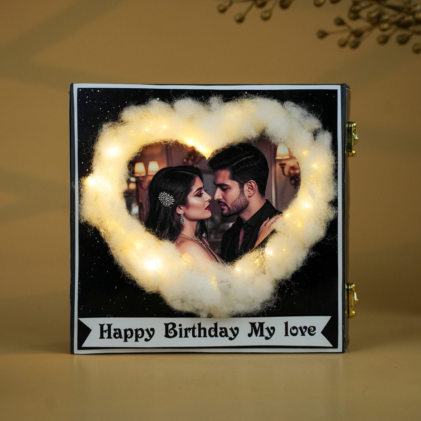 Personalised Birthday LED Photo Album