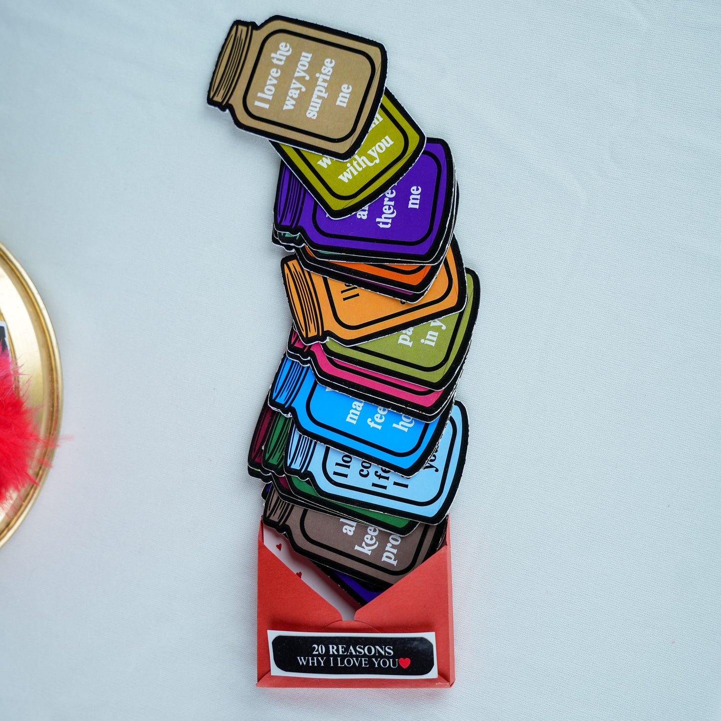 Premium Metallic Cage Love Hamper