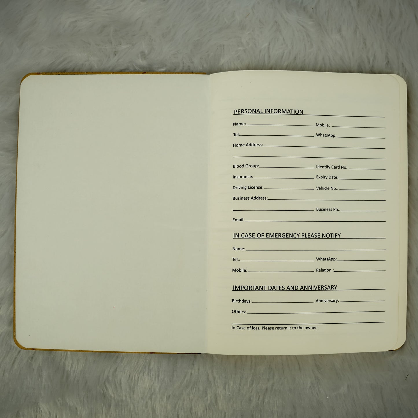 Personalised Engraved Wooden Diary