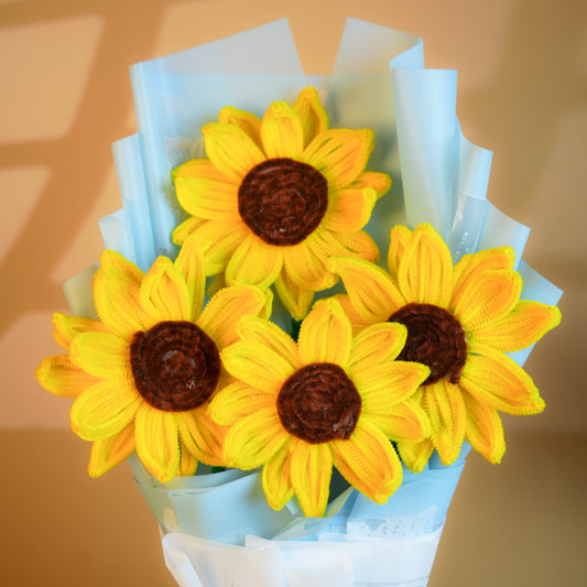 Bright Like Mom – Handmade Sunflower Bouquet