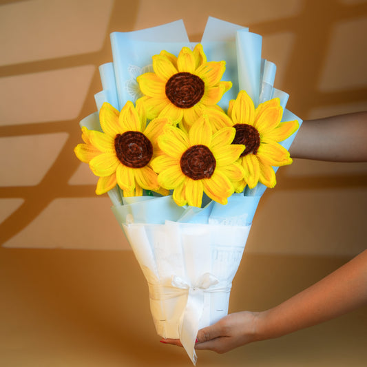 Bright Like Mom – Handmade Sunflower Bouquet