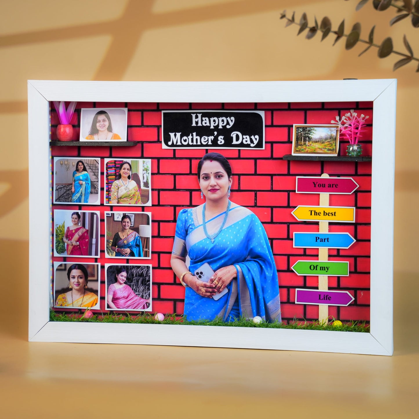 Custom LED Miniature Frame for Mom