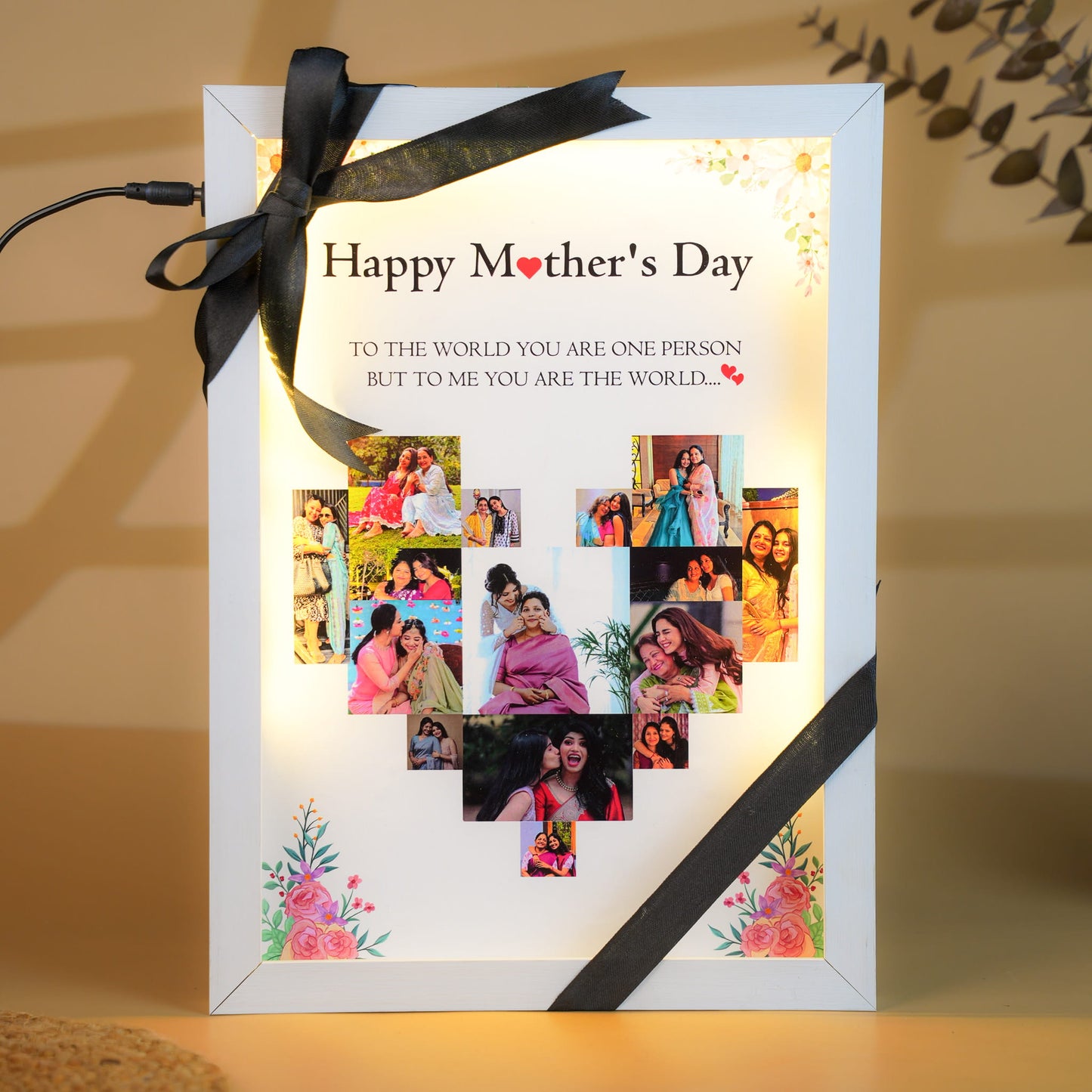 For the Heart of Our Family – LED Photo Frame