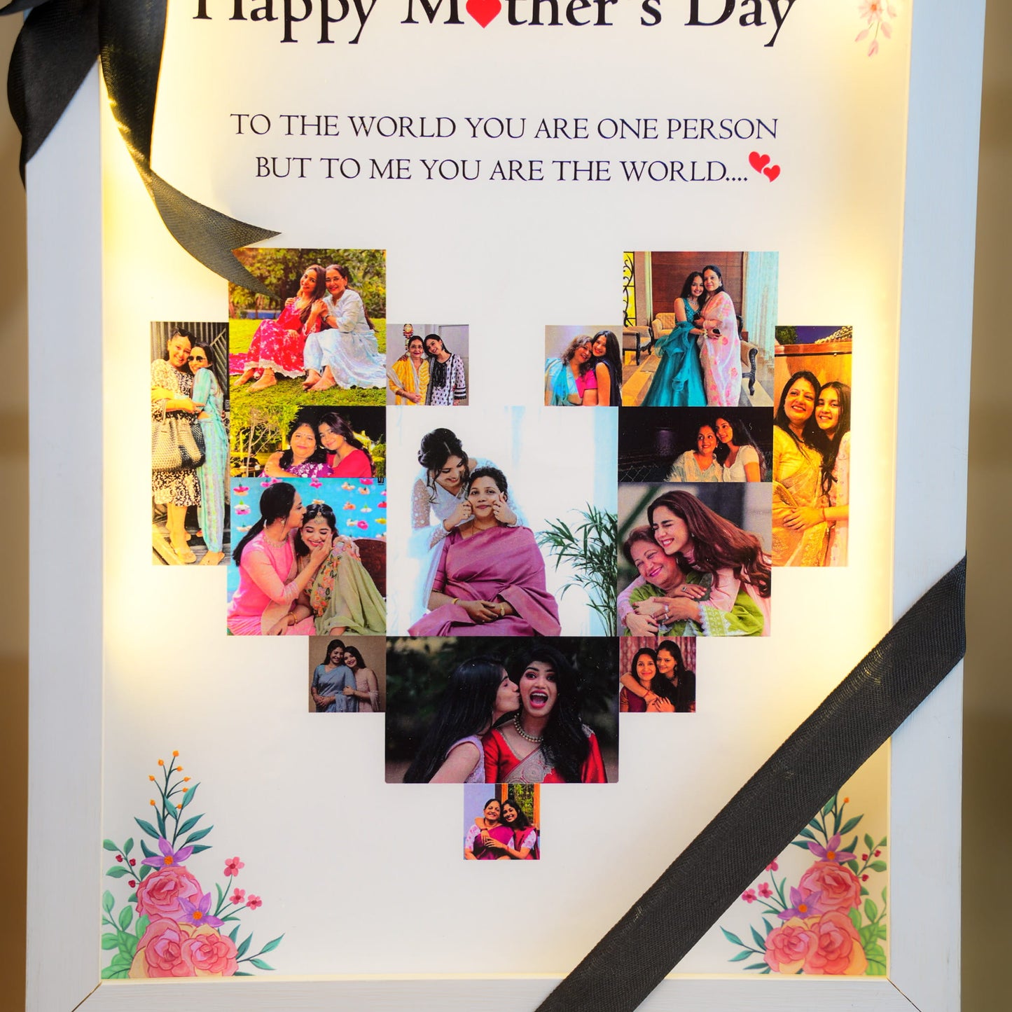 For the Heart of Our Family – LED Photo Frame