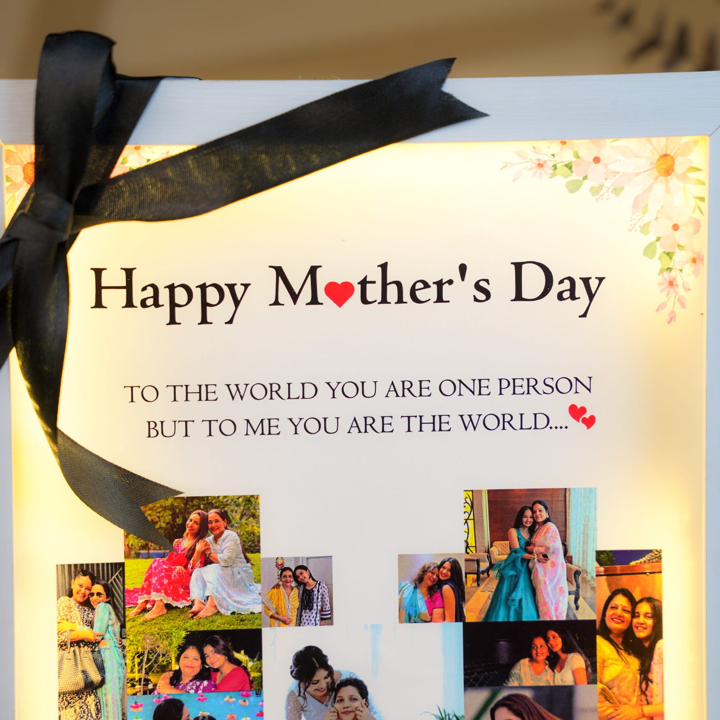 For the Heart of Our Family – LED Photo Frame