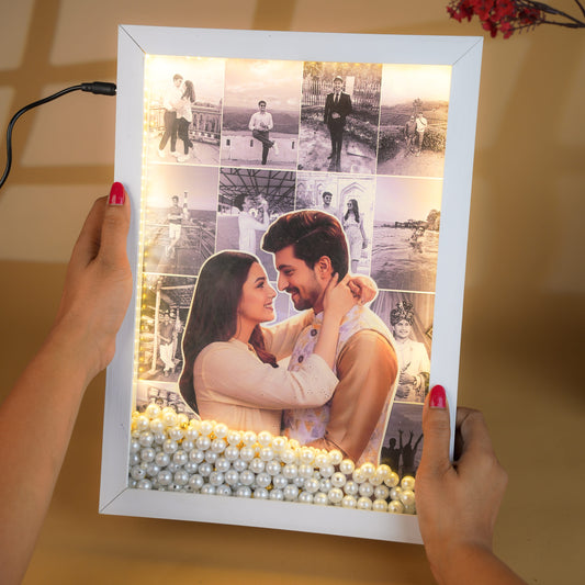 Aesthetic LED Floating Pearl Frame