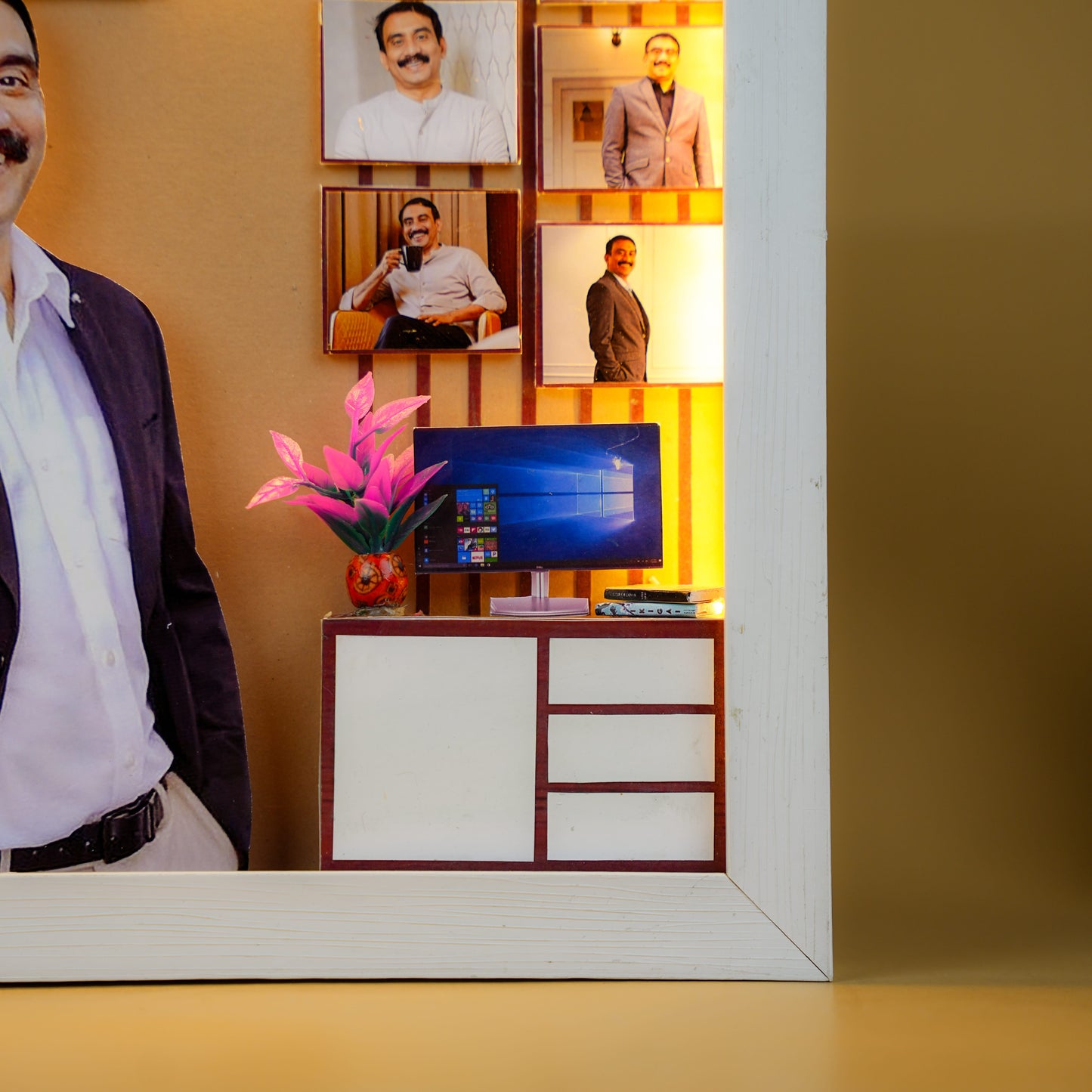 Father’s Day LED Office Miniature Frame