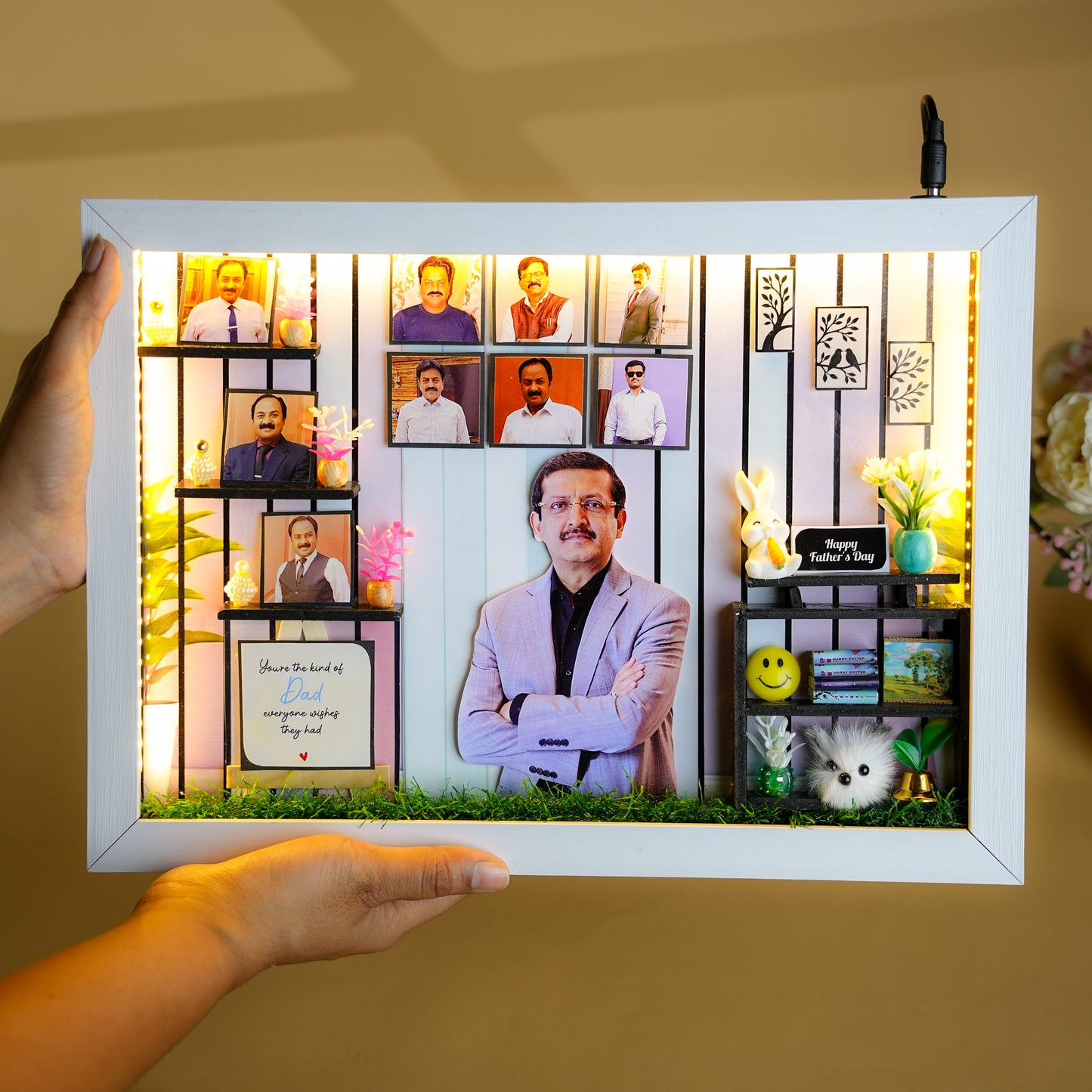 Personalised Father's Day LED Frame