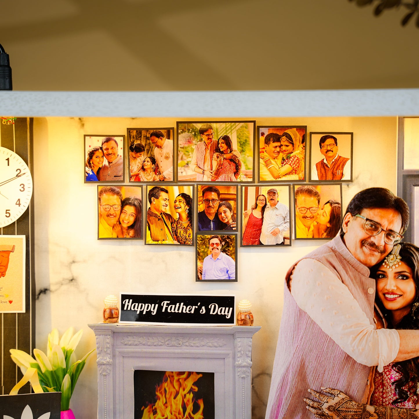 Personalized Father's Day LED Memory Frame