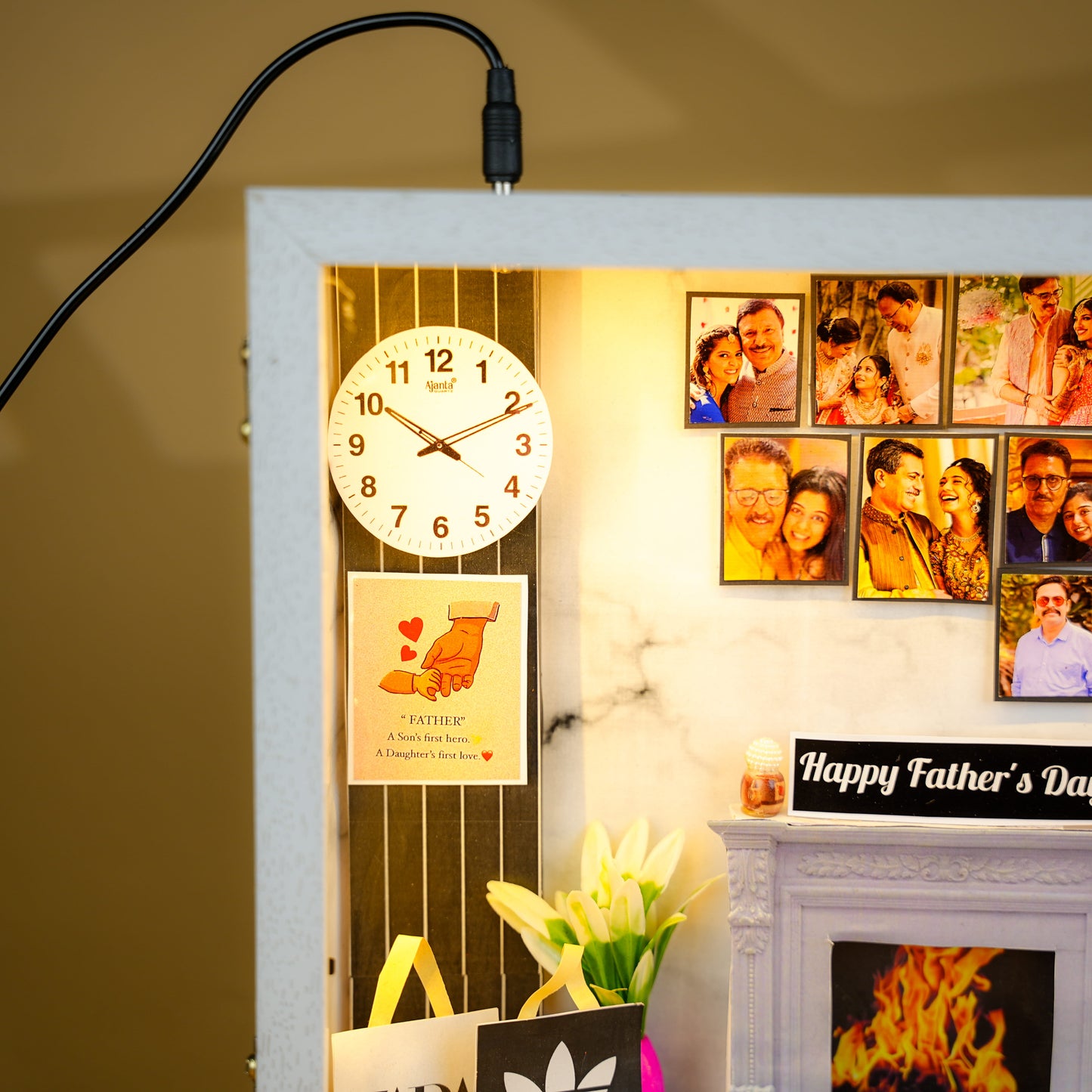 Personalized Father's Day LED Memory Frame