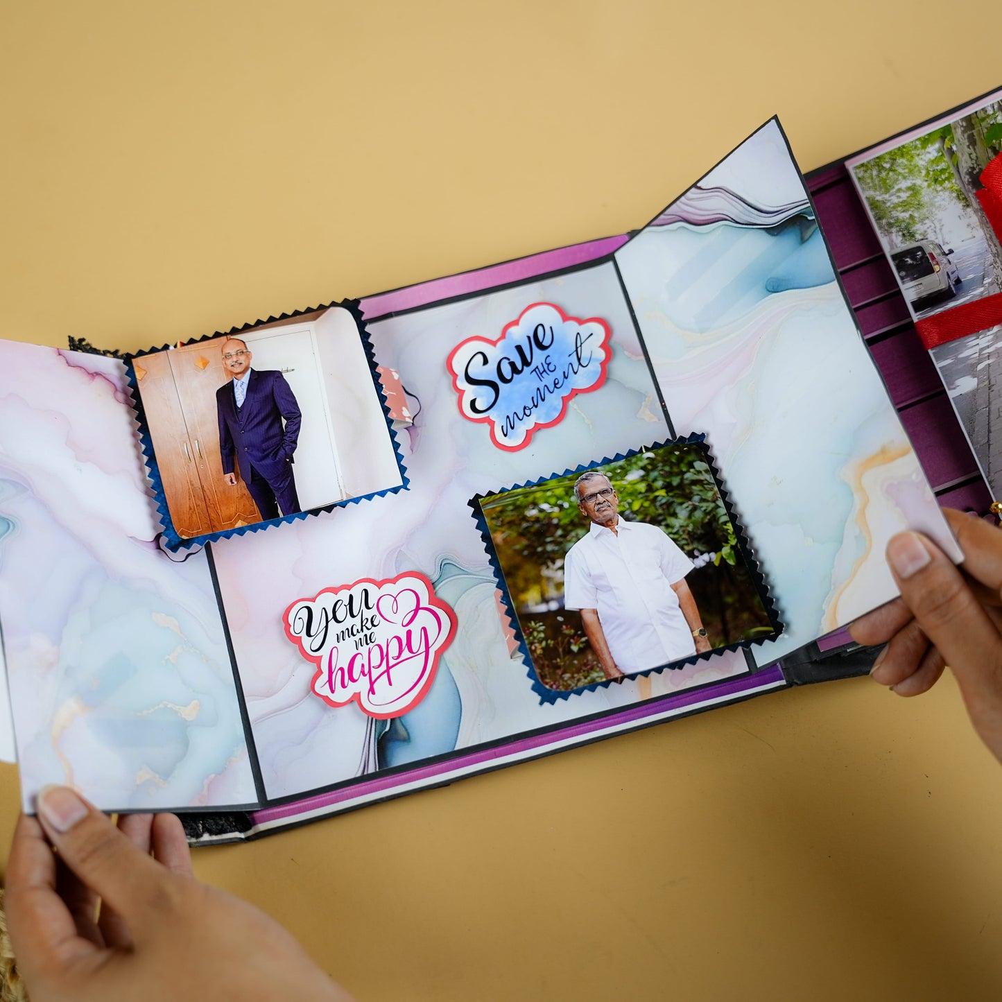 Personalized “Cut the Cake” Photo Album for Dad