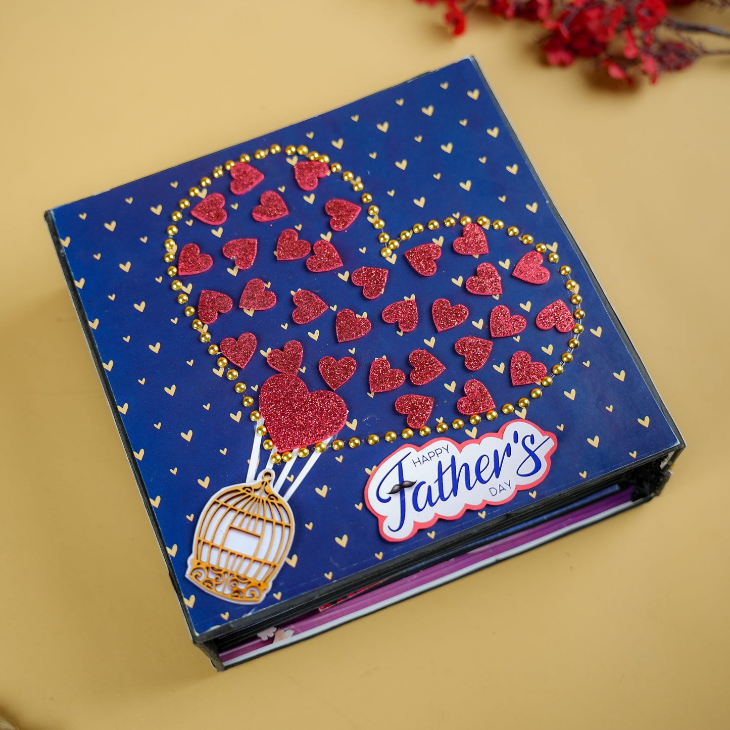 Personalized “Cut the Cake” Photo Album for Dad