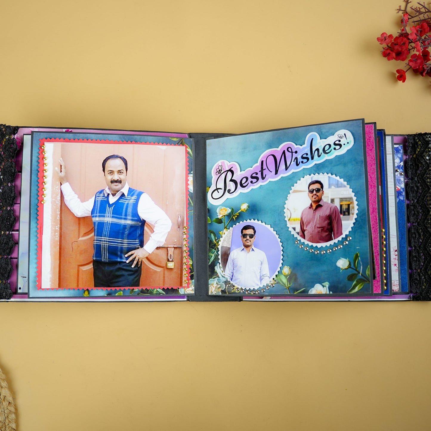 Personalized “Cut the Cake” Photo Album for Dad