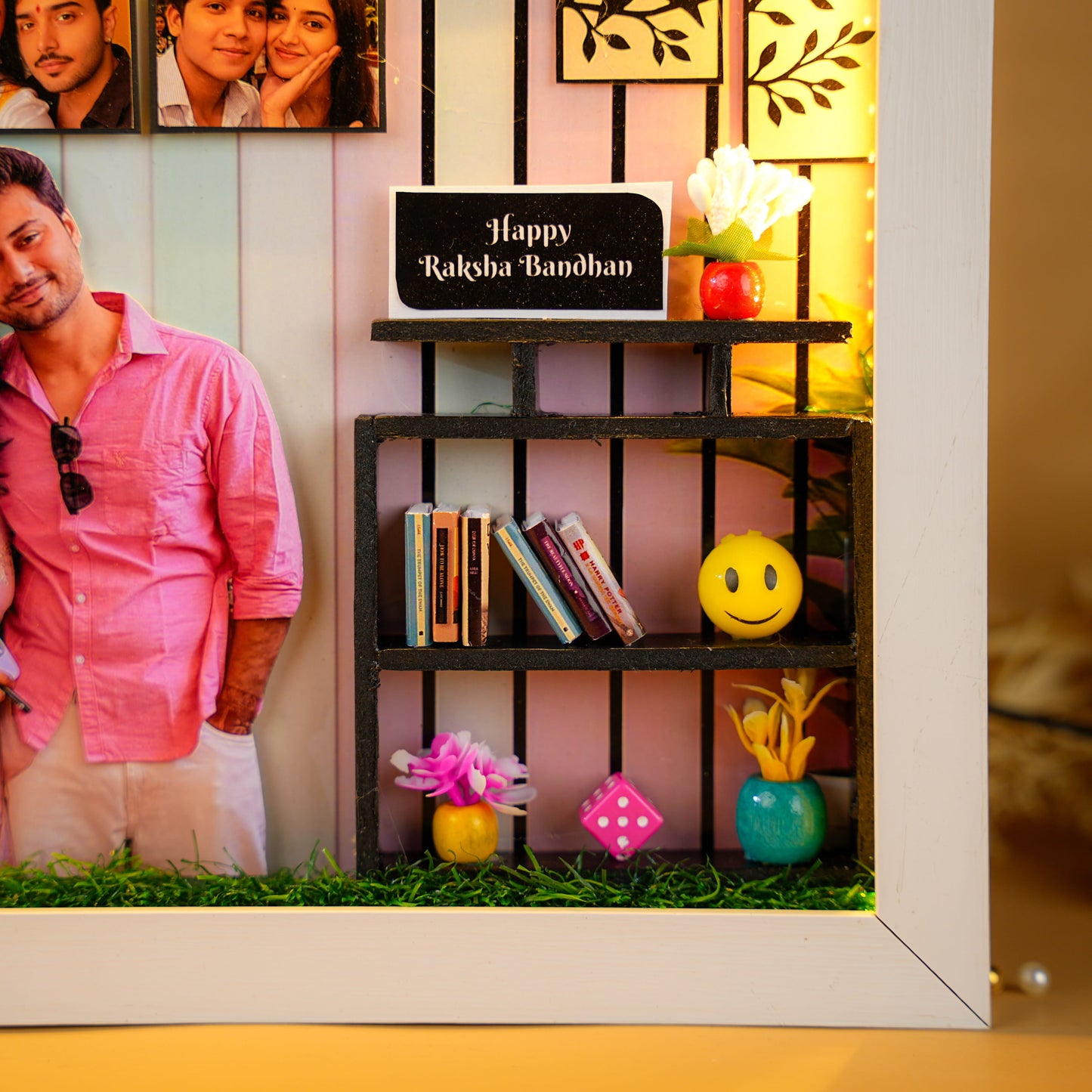 Personalised 3D LED Photo Frame For Rakhi