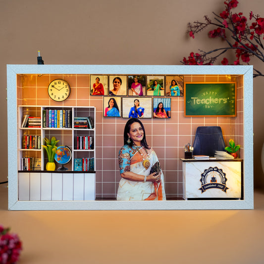 Teacher's Day Special Big Size 3D Miniature Frame