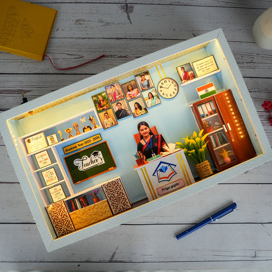 Beautiful Big Size Miniature Frame For Teacher's Day
