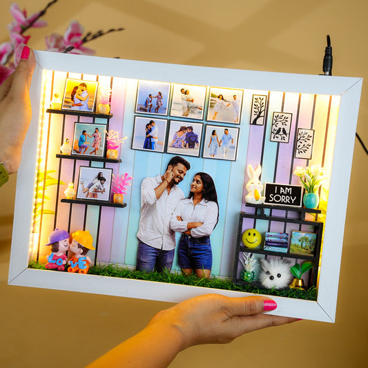 Personalised Sorry 3D LED Photo Frame