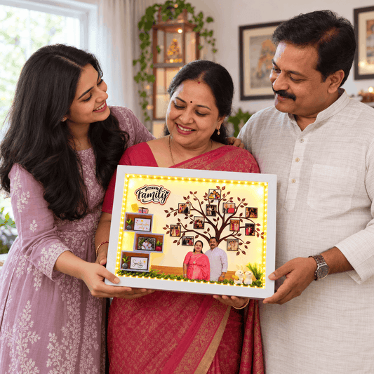 Happy Family LED Miniature Frame
